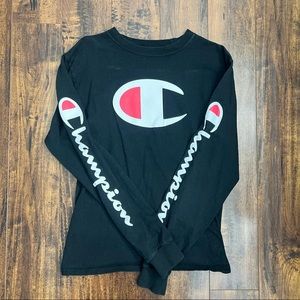 Mens Long Sleeve Champion Tee